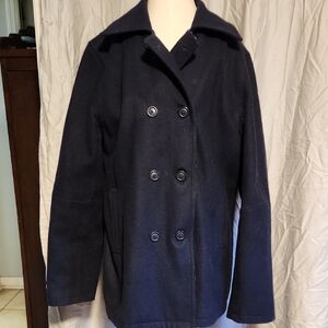 Women's American Eagle 90's Navy Peacoat